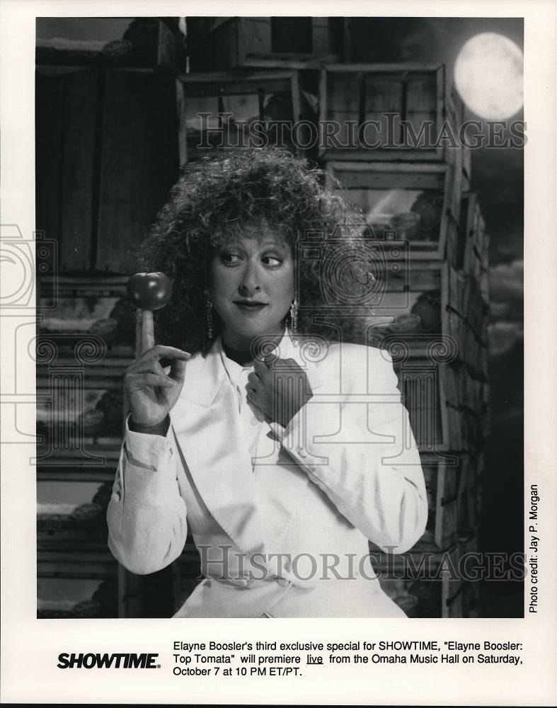 Press Photo Elayne Boosler on Elayne Boosler Top Tomata - cvp67893-Historic Images