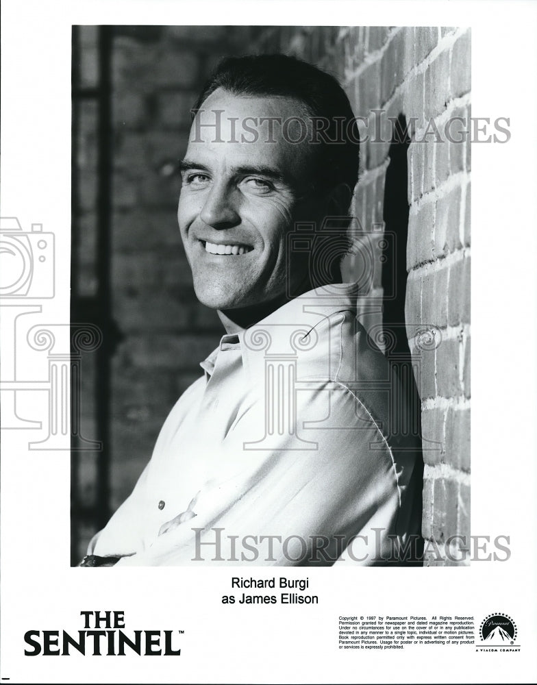 1997 Press Photo Richard Burgi stars as James Ellison in The Sentinel- Historic Images
