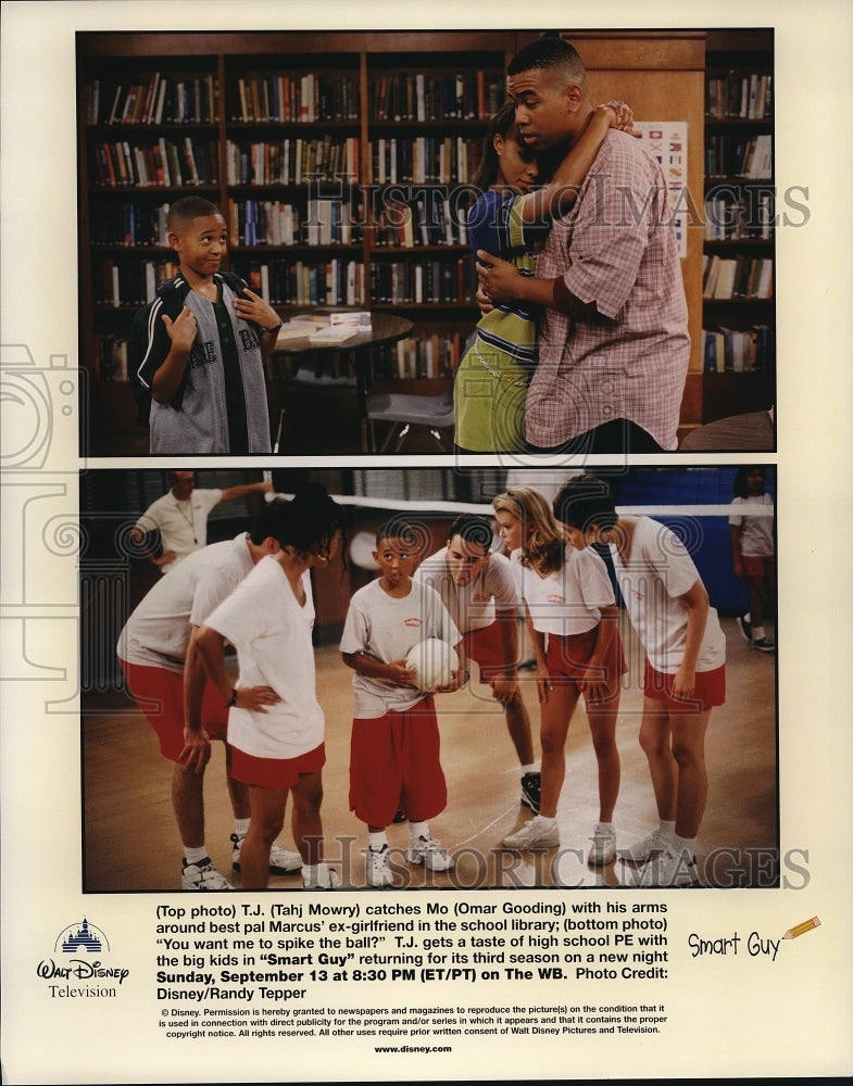 Press Photo Tahj Mowry and Omar Gooding star in Smart Guy - cvp68062 - Historic Images