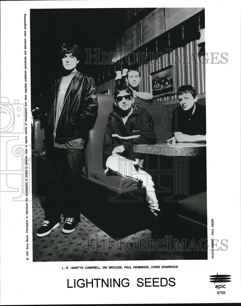 1997 Martyn Campbell Ian Broudie Paul Hemmings and Chris Sharrock - Historic Images