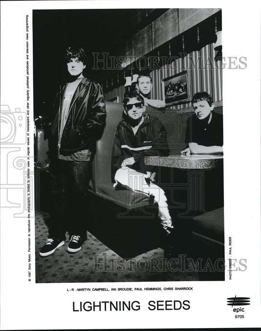 1997 Martyn Campbell Ian Broudie Paul Hemmings and Chris Sharrock - Historic Images