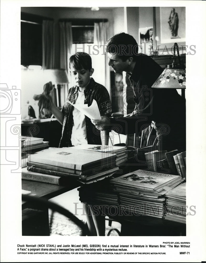 1994 Mel Gibson and Nich Stahl star in The Man Without a Face - Historic Images