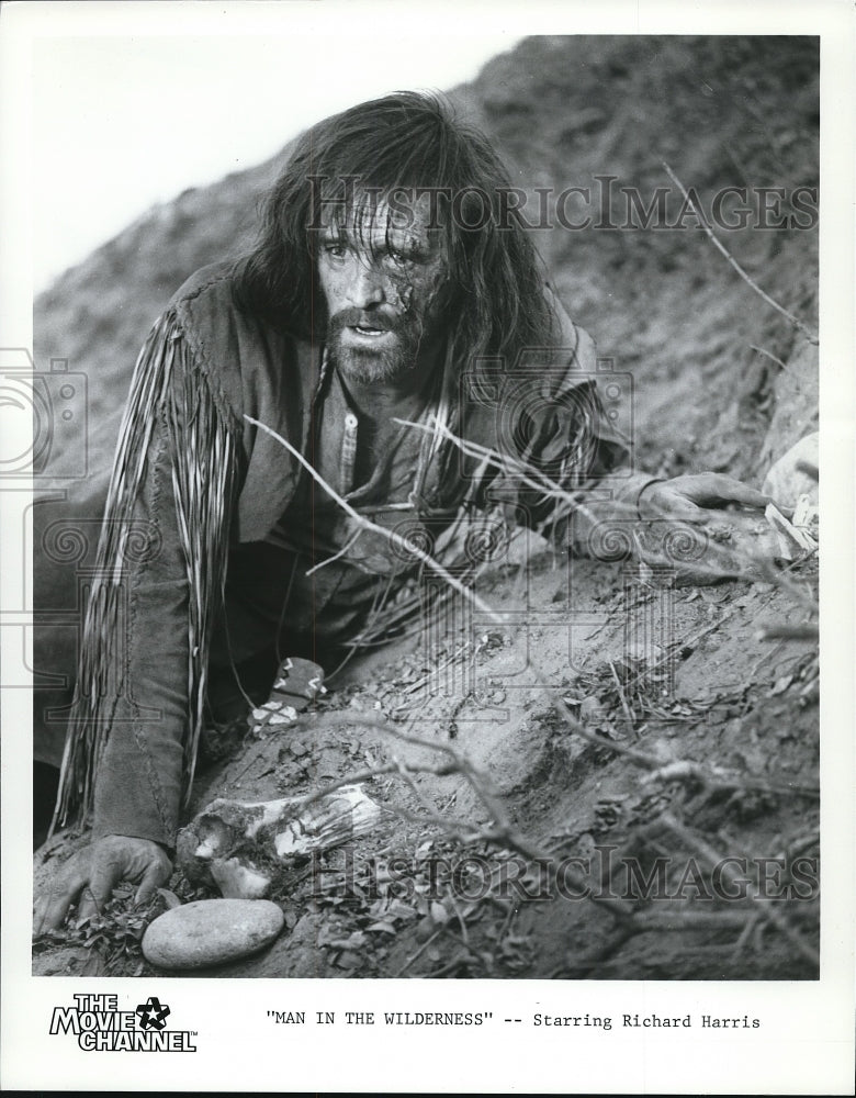 1986 Press Photo Richard Harris in Man in the Wilderness - cvp68253-Historic Images