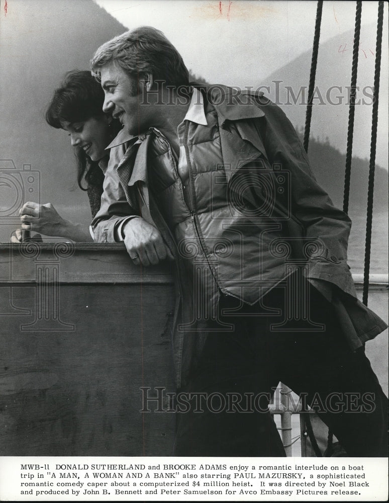 1979 Donald Sutherland in A Man A Woman & A Bank  - Historic Images