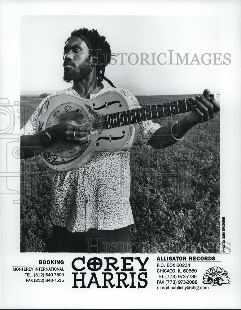 Press Photo Correy Harris Musician-Historic Images