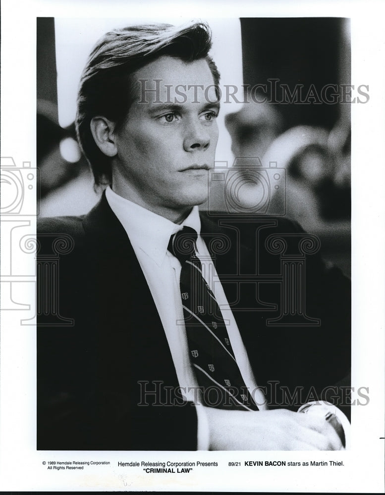 1990 Kevin Bacon stars as Martin Thiel in Criminal Law - Historic Images