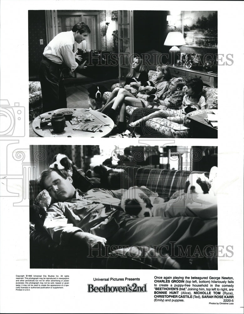 1983 Press Photo Charles Grod in and Nicholle Tom in Beethoven's 2nd - cvp68586-Historic Images