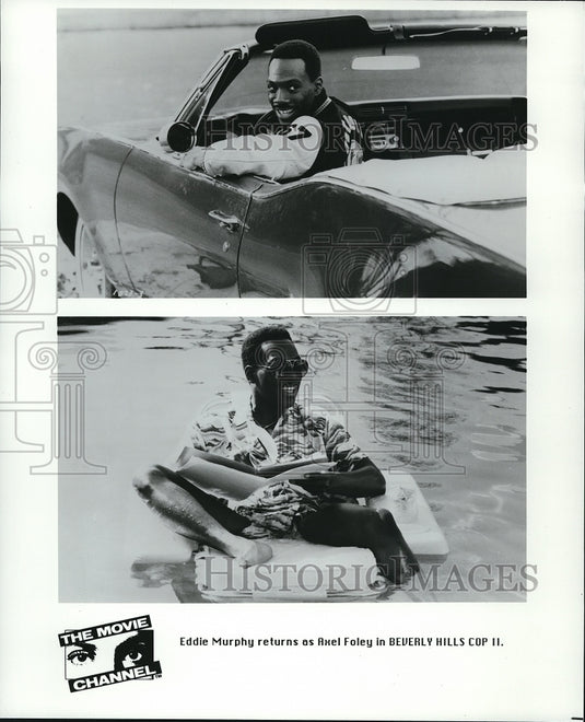 1989, Eddie Murphy stars as Axel Foley in Beverly Hills Cop II - Historic Images