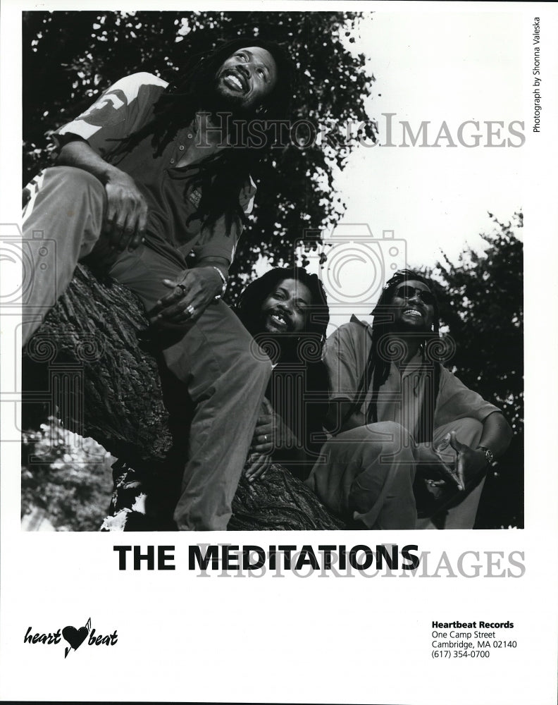 1997 Danny Clarke Ansel Cridland and Winston Watson The Meditations - Historic Images