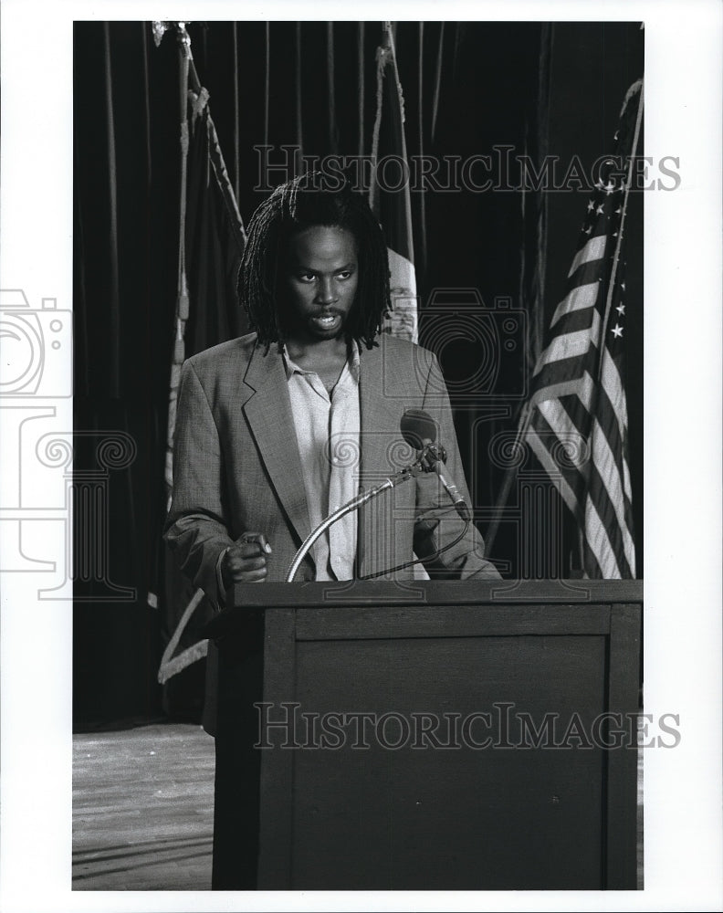 Press Photo Harold Perrineau in A Day in Black &amp; White- Historic Images