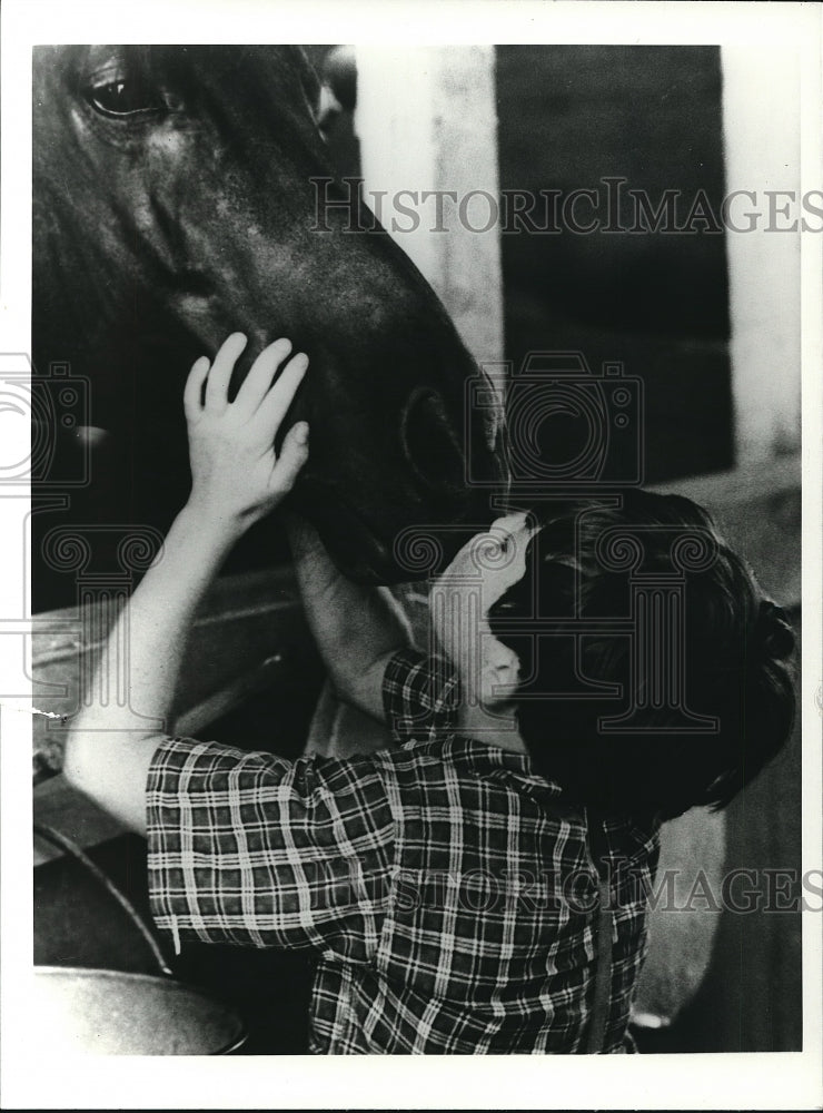 1986 Press Photo Scene from The Black Stallion- Historic Images