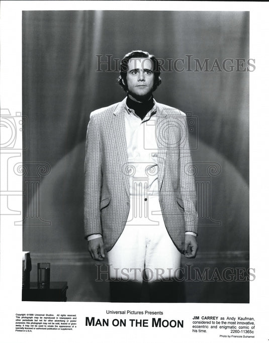 1996 Press Photo Man On The Moon Jim Carrey - cvp68917 - Historic Images