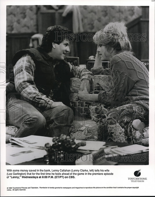 Press Photo CBS presents Lenny with Lenny Clarke and Lee Garlington - cvp69176- Historic Images