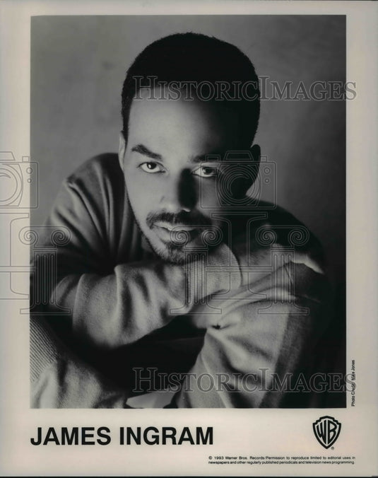 1993 Press Photo James Ingram - Historic Images