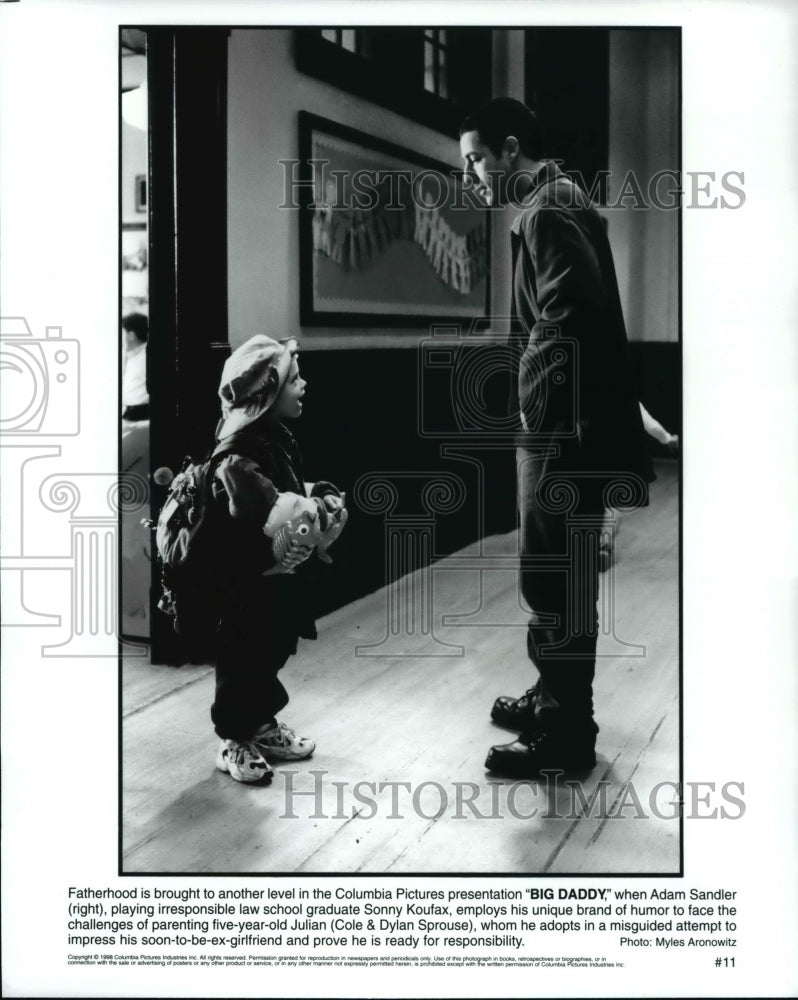 Press Photo Columbia Pictures presents Big Daddy with Adam Sandler- Historic Images