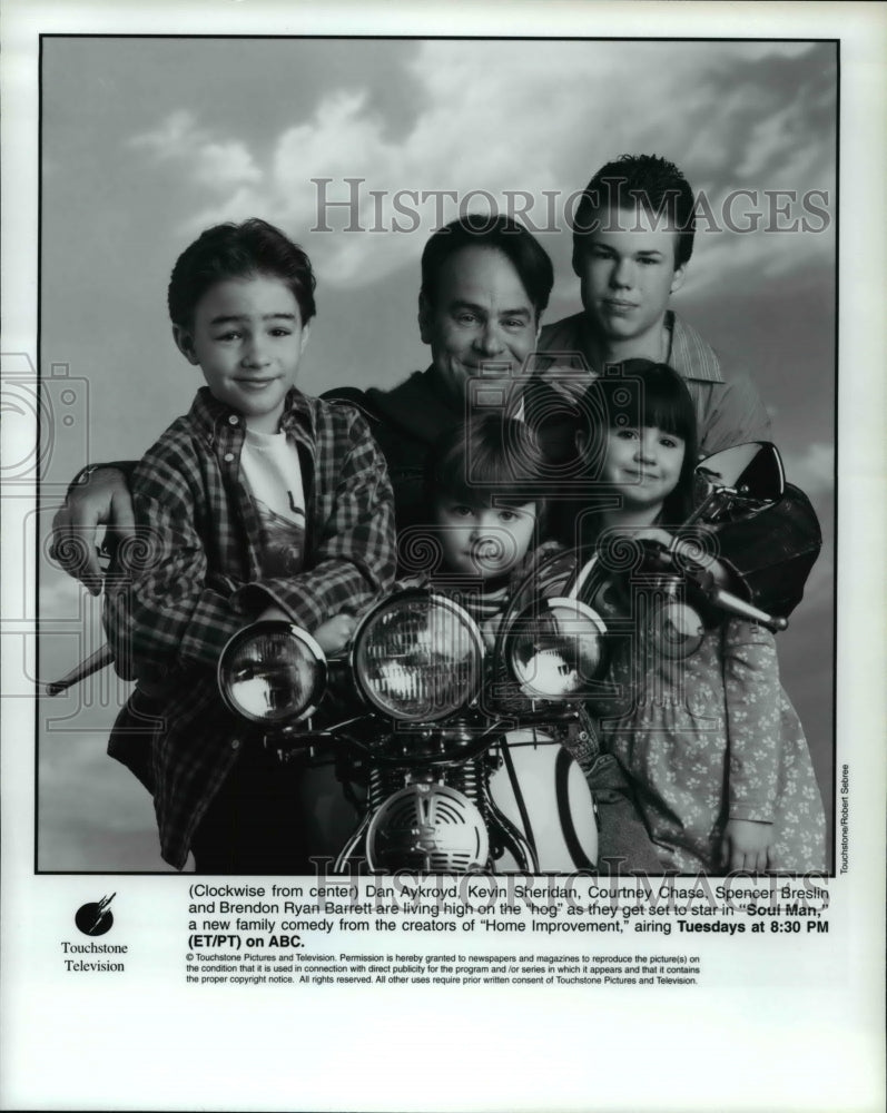 Dan Aykroyd Kevin Sheridan Courtney Chase Spencer Breslin Soul Man - Historic Images