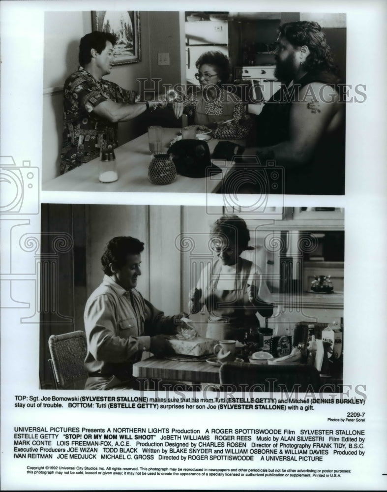 1993 Universal presents Stop Or My Mom Will Shoot with Sylvester - Historic Images
