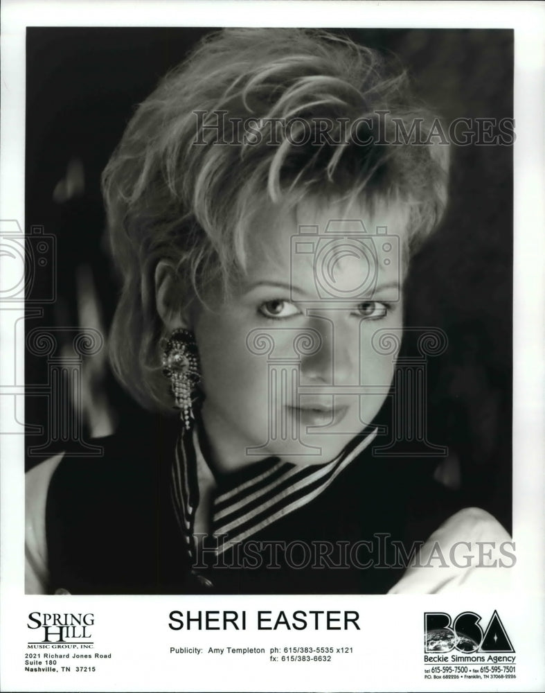 Press Photo Sheri Easter American Southern Gospel Singer- Historic Images