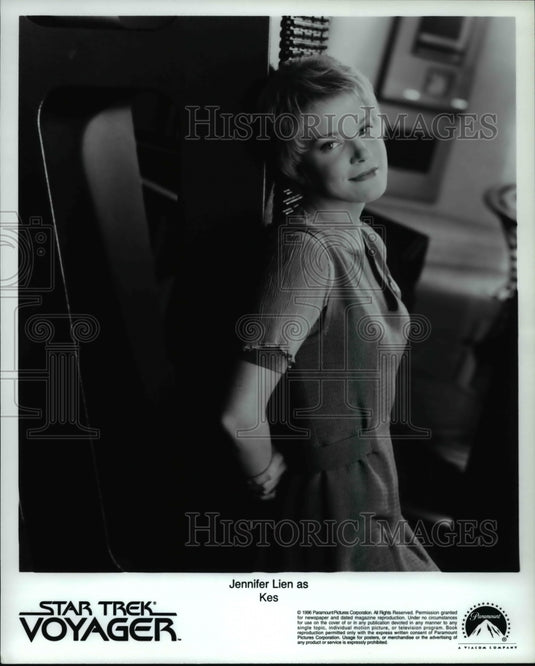 1996 Press Photo Jennifer Lien stars as Kes in Star Trek Voyager - cvp69705 - Historic Images