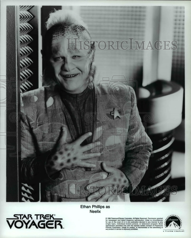 1996 Ethan Phillips as Neelix in Star Trek Voyager - Historic Images