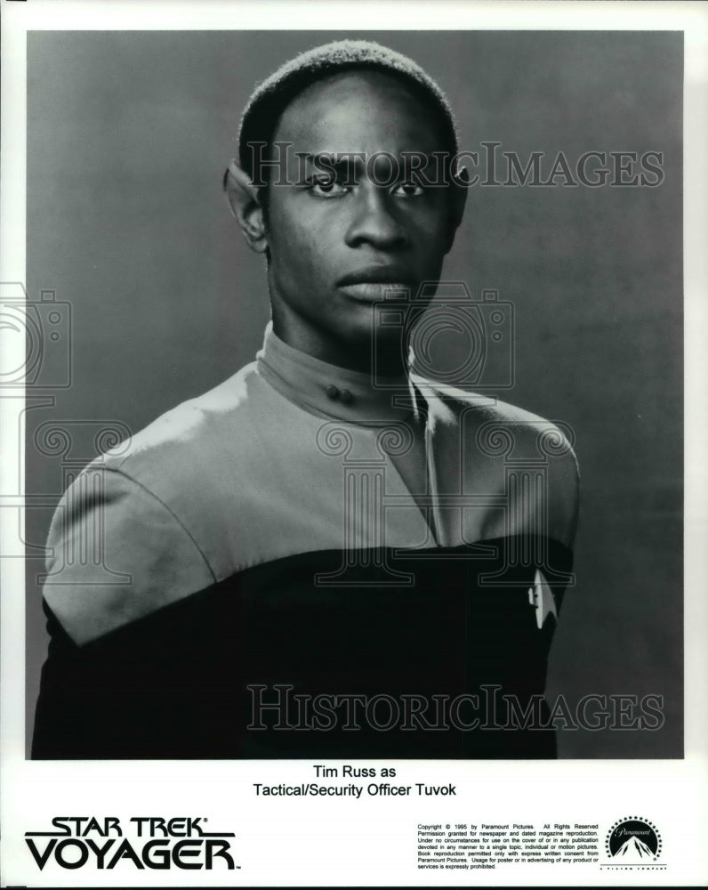 1995 Tim Russ as Officer Tuvok in Star Trek Voyager - Historic Images