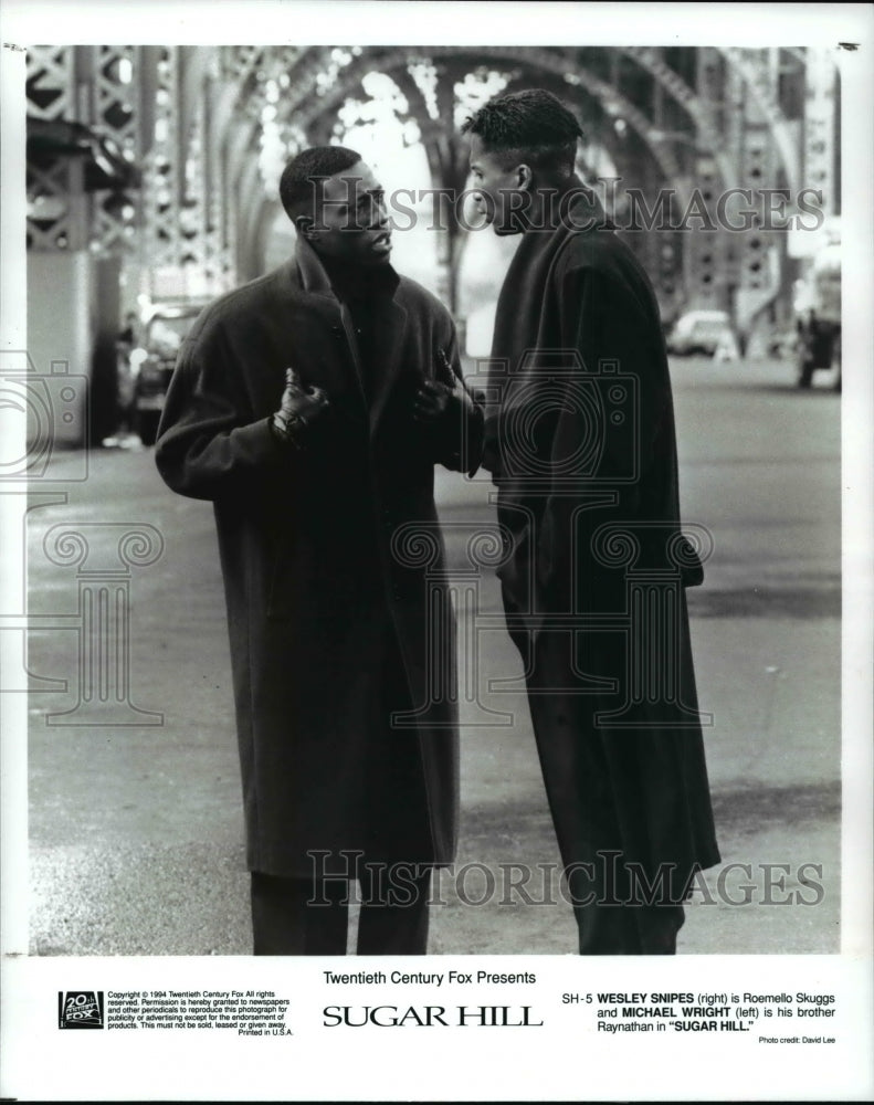 1994, Wesley Snipes and Michael Wright star in Sugar Hill - cvp69725 - Historic Images