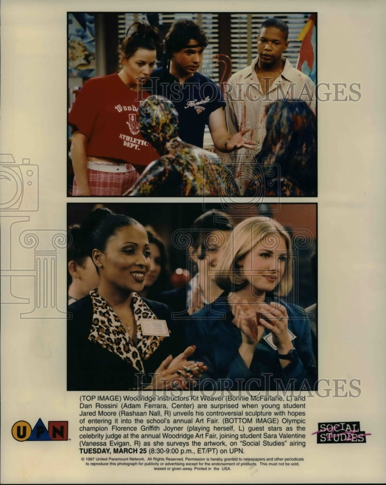 1997, Bonnie McFarlane Adam Ferrara Rashaan Nall Vanessa Evigan - Historic Images