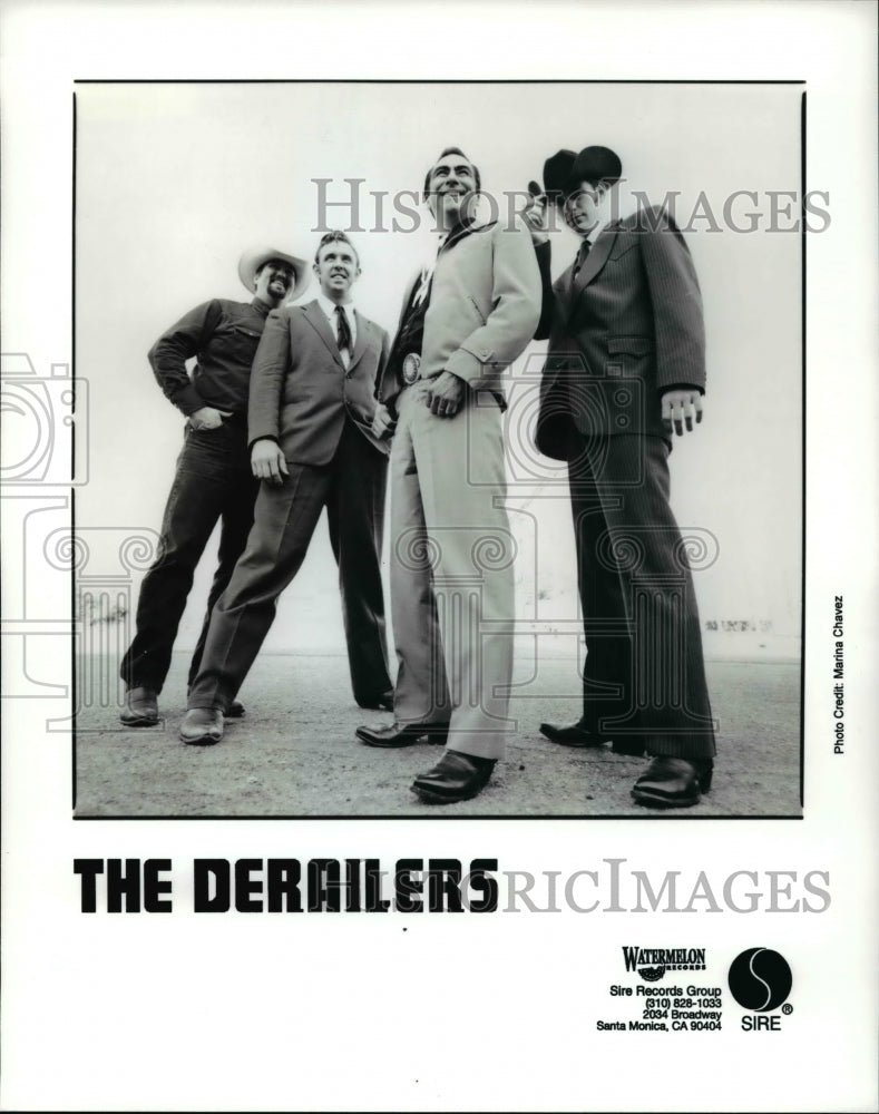 Press Photo American country music band The Derailers - cvp69786- Historic Images