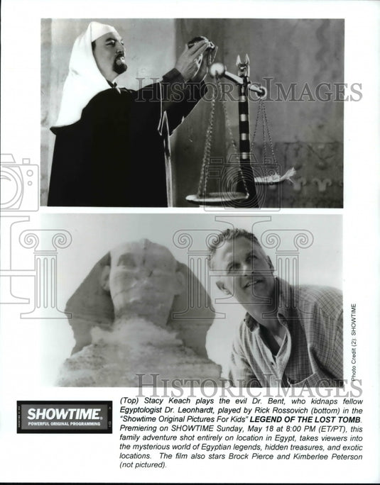 1997 Press Photo Stacy Keach in Legend of the Lost Tomb - cvp69862 - Historic Images
