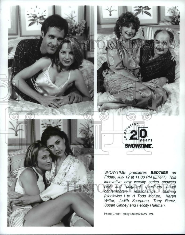 1996 Todd McKee Karen Witter Judith Scarpone Tony Perez on Bedtime - Historic Images