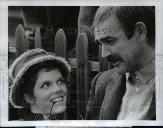1975 Press Photo Sean Connery & Samanthat Eggar in The Molly Maguires - Historic Images