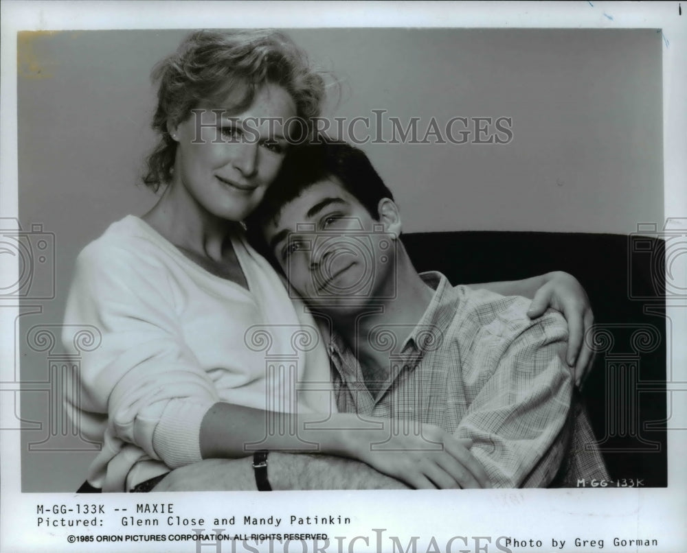 1985 Press Photo Glenn Close and Mandy Patinkin star in Maxie - cvp70069- Historic Images