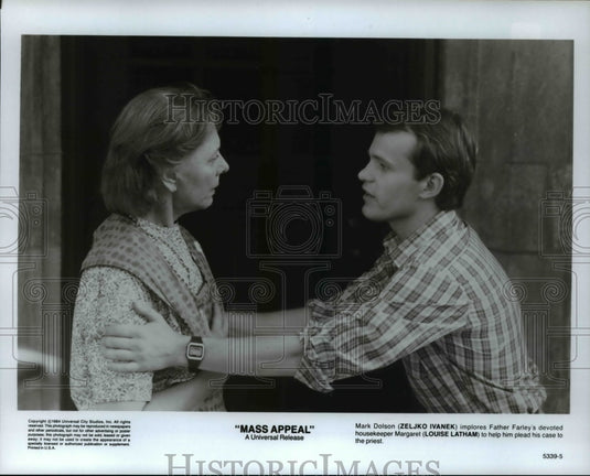 1984 Press Photo Zeljko Ivanek Louise Latham in Mass Appeal - cvp70100- Historic Images