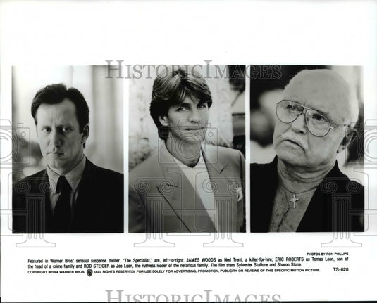 1994 James Woods Eric Roberts Rod Steiger in The Specialist - Historic Images