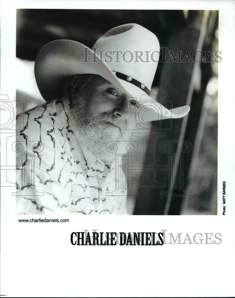 Charlie Daniels American Country Music Singer Songwriter Musician - Historic Images