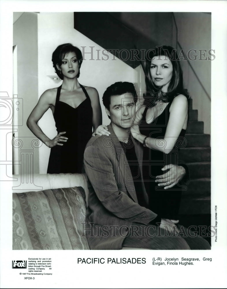 1997 Jocelyn Seagrave Greg Evigan, Finola Hughes in Pacific Palisade - Historic Images