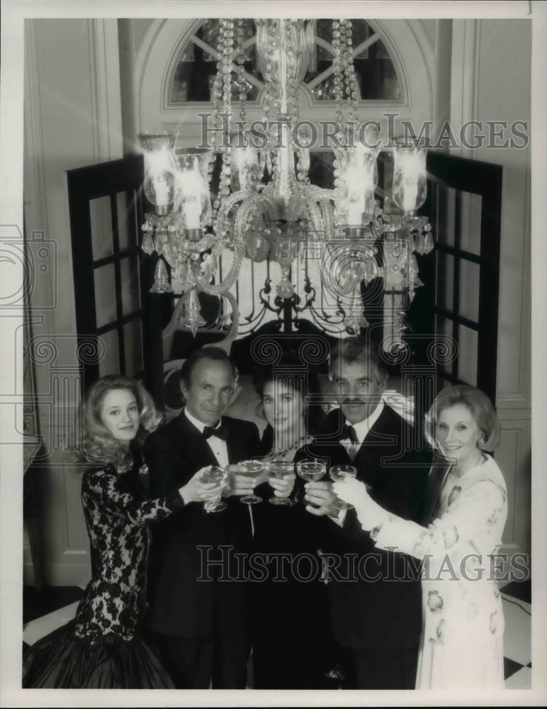 1990 Teri Polo Ben Gazzara Connie Sellecca and Dennis Farina - Historic Images