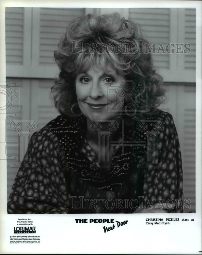 1989 Christina Pickles as Cissy MacIntyre in The People Next Door - Historic Images
