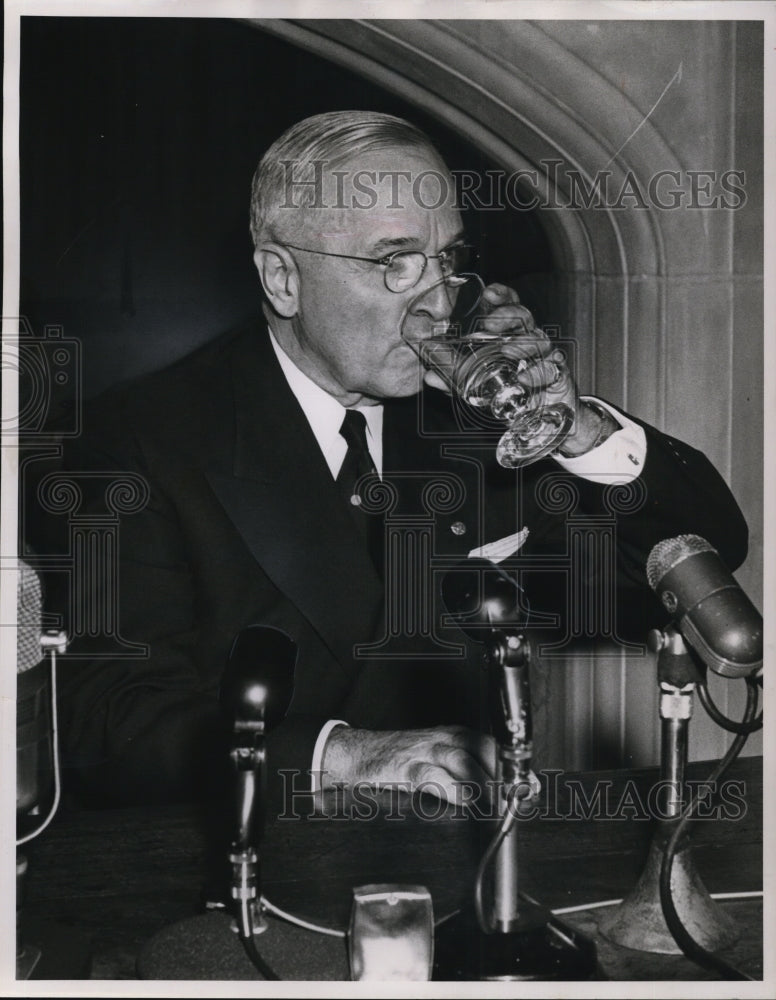 1955 Press Photo President Harry Truman - Historic Images