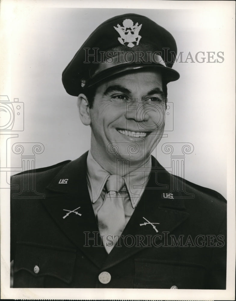 1957 Press Photo Ron Randell On O.S.S - cvp72224 - Historic Images