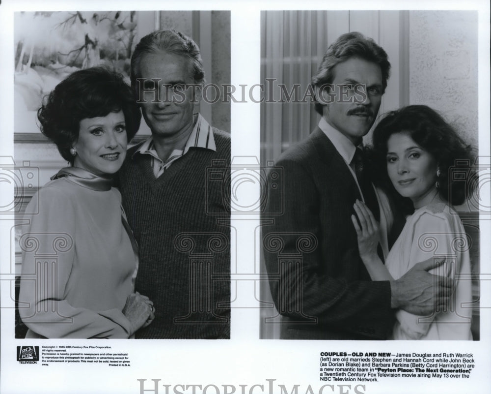 1985 James Douglas Ruth Warrick John Beck and Barbara Parksin - Historic Images