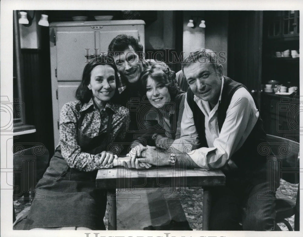 1979 Helen Gallagher, Michael Levin and Nicolette in Ryan&#39;s Hope - Historic Images