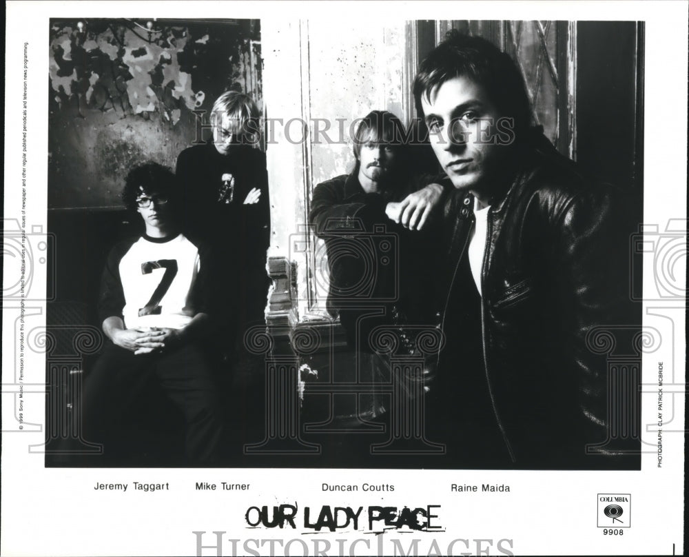 1999 Press Photo Our Lady Peace - cvp72535 - Historic Images