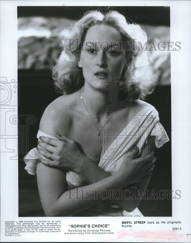 1982 Press Photo Movie Sophie&#39;s Choice - cvp72661- Historic Images