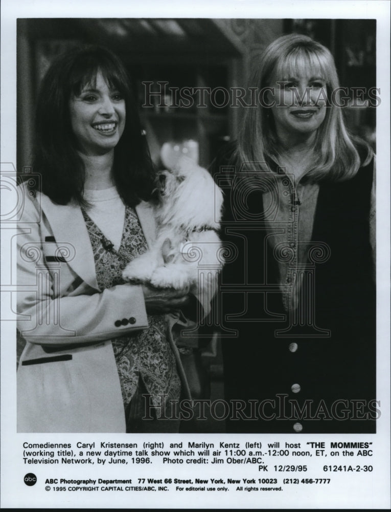 1995 The Mommies daytime talk show - Historic Images