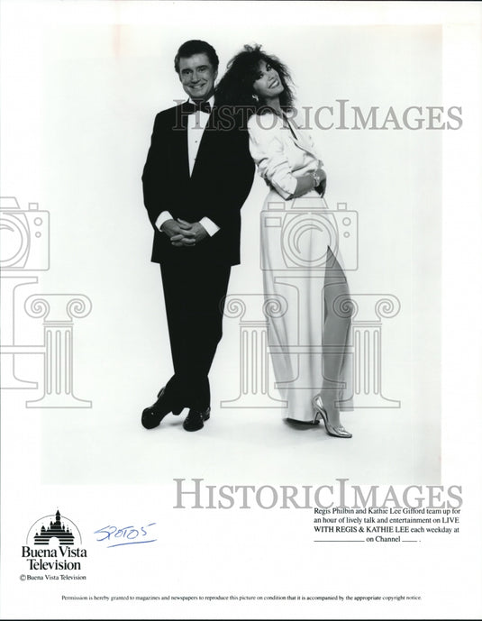 Press Photo Live with Regis and Kathie Lee - Historic Images