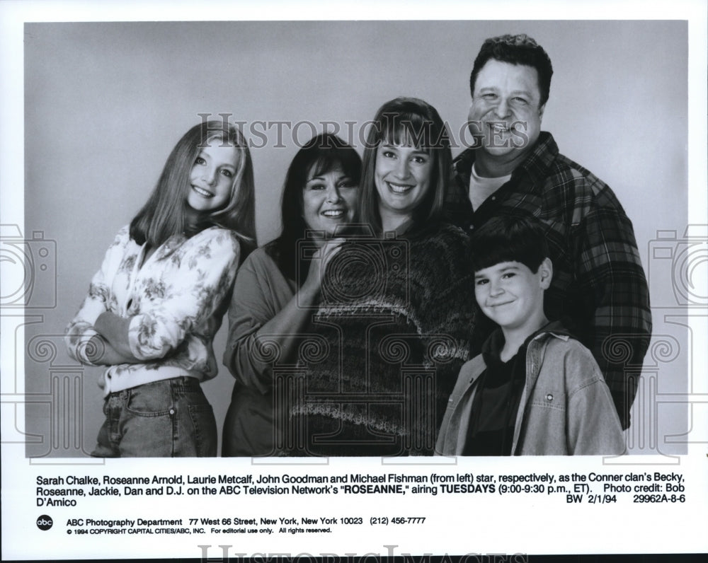 1994 Press Photo TV Program Roseanne - cvp73057 - Historic Images
