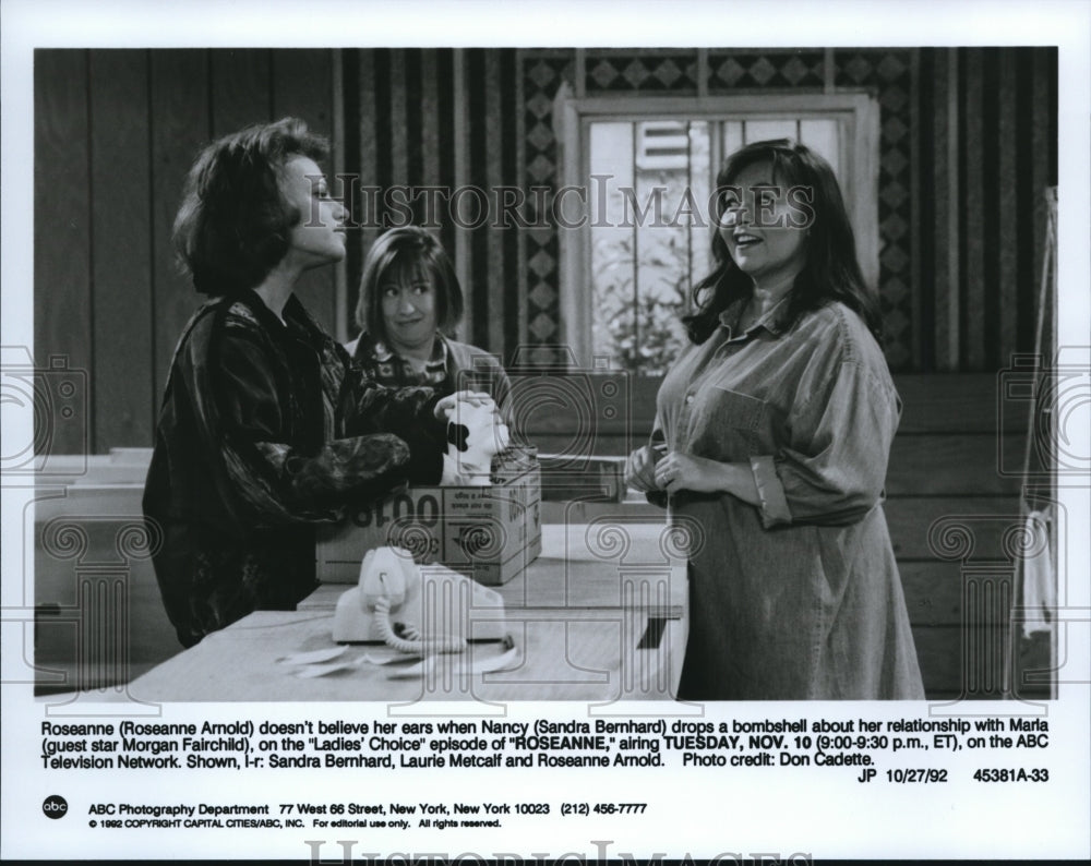 1992 Program Roseanne - Historic Images