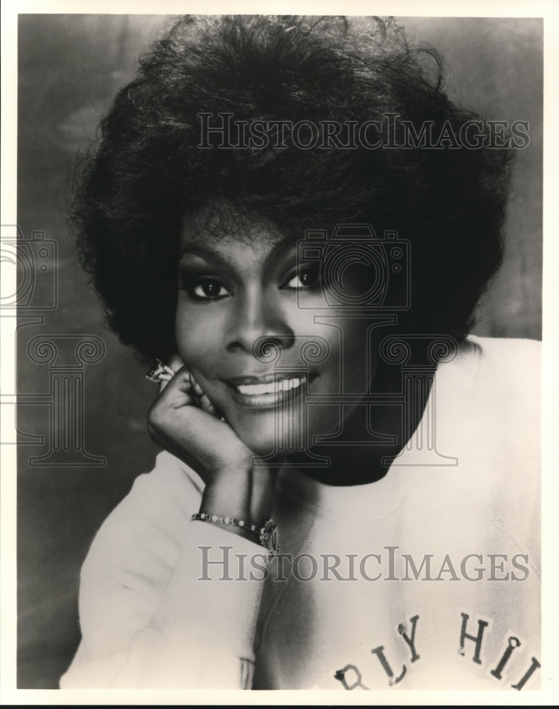 1992 Press Photo Dionne Warwick, singer & actress- Historic Images