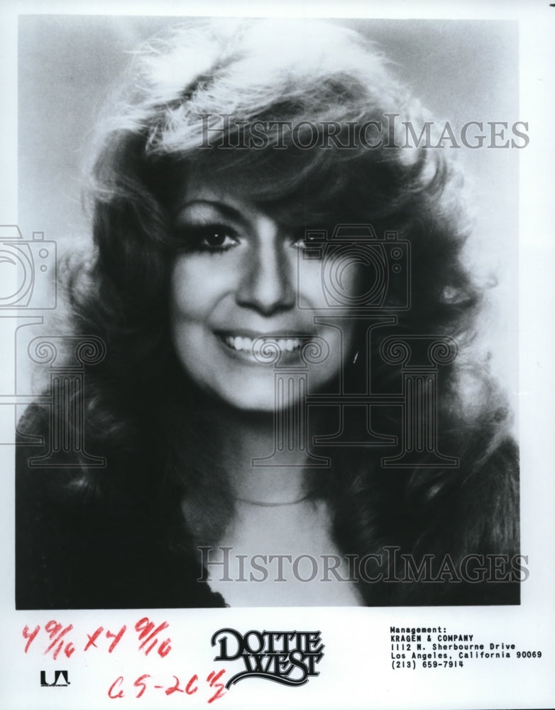 1980 Press Photo Dottie West - cvp73492-Historic Images